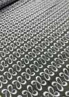 AI-3 Seiden-Jacquard, rosa Blütenmuster, Schwarz 【Outlet】