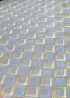 AI-5 Seiden-Jacquard-Karomuster Grau [Outlet]