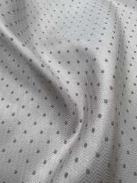 AI-11 Seidenjacquard Tupfenmuster Silber [Outlet][Textil] Yamamoto(EXCY) Sub-Foto