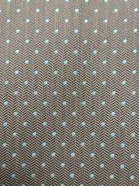 AI-13 Seidenjacquard Tupfenmuster Braun [Outlet][Textil] Yamamoto(EXCY) Sub-Foto