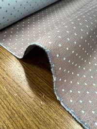 AI-13 Seidenjacquard Tupfenmuster Braun [Outlet][Textil] Yamamoto(EXCY) Sub-Foto