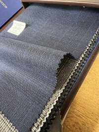 14CN1553 CANONICO 21μ RUSTIC TROPICAL Glencheck Blau[Textil] CANONICO Sub-Foto