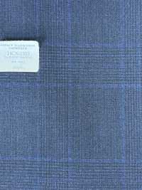 14CN1553 CANONICO 21μ RUSTIC TROPICAL Glencheck Blau[Textil] CANONICO Sub-Foto