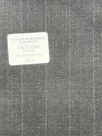 14CN1581 CANONICO Super150‘Single Thread REVENGE"" Dunkelgrau Gestreift""[Textil] CANONICO Sub-Foto