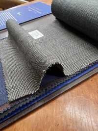 14CN1595 CANONICO 21 Mikron Wolle & Leinen Glencheck Braun[Textil] CANONICO Sub-Foto