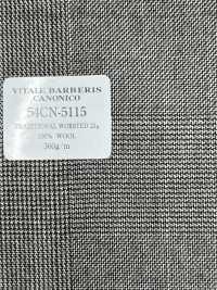 54CN5115 CANONICO TRADITIONAL WORSTED 21μ Glencheck Grau[Textil] CANONICO Sub-Foto