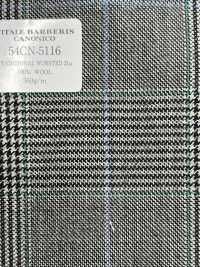 54CN5116 CANONICO TRADITIONAL WORSTED 21μ Prince Of Wales Check Grau[Textil] CANONICO Sub-Foto