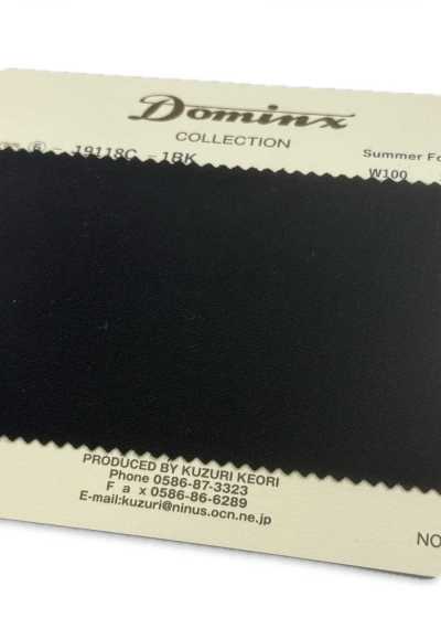 19118A-1BK Formelle DOMINX Standard-Kollektion SP100's + Kaschmir Tassar Schwarz