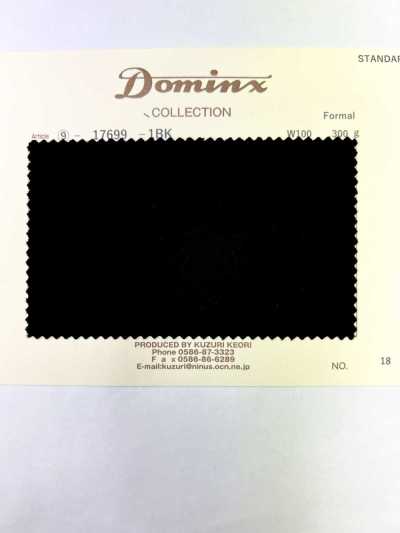 17699 Formell DOMINX(ドミンクス) Standard Collection SP100'S Köper-Gabardine mit Linksgang, ganzjährig, schwarz, grau, beige