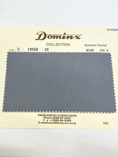 19550 Sommer-Formal DOMINX Standard-Kollektion Premium-Wolle Grau