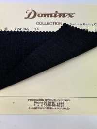 22494A Sommerlicher Sanfter Stoff DOMINX Standardkollektion Hohe Kettdichte Natürlicher Stretch 5 Farben[Textil] Katsuragi-Wolle (DOMINX) Sub-Foto
