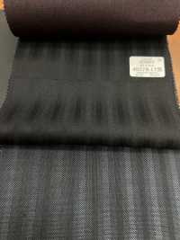 49578 SILK&WOOL Verwobener Chambray All Seasons Abwechselnde Streifen[Textil] Kunishima Co., Ltd. Sub-Foto