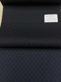 49457 LUSTRE Stretch Wolle Polyester Dobby Muster 3 Farbvarianten Block Check[Textil] Kunishima Co., Ltd. Sub-Foto