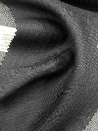 39406 TRADITIONAL FABRIC Mehrmaterial-Schattenstreifen Für Anzüge Schwarz[Textil] Kunishima Co., Ltd. Sub-Foto