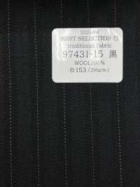 97431 TRADITIONAL FABRIC Anzüge, Multi-Material, Schwarz, Gestreift[Textil] Kunishima Co., Ltd. Sub-Foto