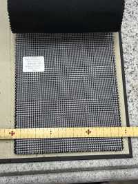 09440 FANCY WORSTED Knitterfreie Wolle Polyester Glencheck[Textil] Kunishima Co., Ltd. Sub-Foto