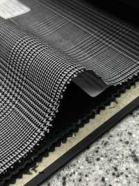 09440 FANCY WORSTED Knitterfreie Wolle Polyester Glencheck[Textil] Kunishima Co., Ltd. Sub-Foto