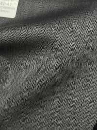 09441 FANCY WORSTED Knitterfreie Wolle Polyester Fischgrät[Textil] Kunishima Co., Ltd. Sub-Foto