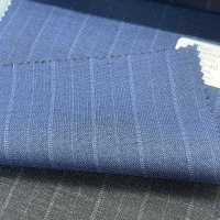 46432-40 25SS BEST SELECTION [N-STRETCH] N-STRETCH Marineblaue Abwechselnde Streifen[Textil] Kunishima Co., Ltd. Sub-Foto