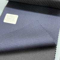 56464-39 25SS BESTE AUSWAHL [FANCY WORSTED] Fancy Worsted Dunkelblau Schatten Bias Streifen[Textil] Kunishima Co., Ltd. Sub-Foto