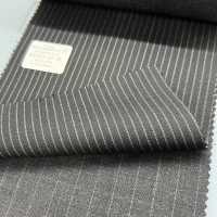 02421-10 25SS BEST SELECTION [traditioneller Stoff] Kreidestreifen Schwarz[Textil] Kunishima Co., Ltd. Sub-Foto