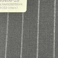 95406-28 25SS BESTE AUSWAHL [FANCY WORSTED] Fancy Worsted Dunkelmarine Kreidestreifen[Textil] Kunishima Co., Ltd. Sub-Foto