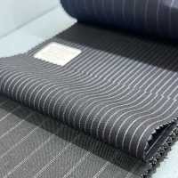 36932-26 25SS BESTE AUSWAHL [FANCY WORSTED] Fancy Worsted Dunkelmarine Streifen[Textil] Kunishima Co., Ltd. Sub-Foto