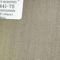 46441-75 25SS BEST SELECTION [FANCY WORSTED] Fancy Worsted Kein Muster Beige[Textil] Kunishima Co., Ltd. Sub-Foto