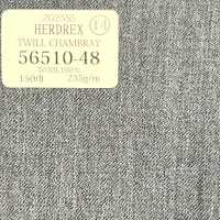 56510-48 25SSHERDREX [TWILL CHAMBRAY] Twill Chambray, Ohne Muster Lapislazuli[Textil] Kunishima Co., Ltd. Sub-Foto