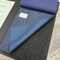 56510-48 25SSHERDREX [TWILL CHAMBRAY] Twill Chambray, Ohne Muster Lapislazuli[Textil] Kunishima Co., Ltd. Sub-Foto