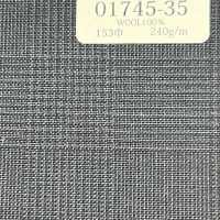 01745-35 25SSHERDREX [Classico] Classico Wolle Marine Glencheck[Textil] Kunishima Co., Ltd. Sub-Foto