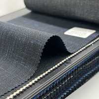 46553-28 25SSHERDREX [WOOL&LINEN] Wolle Und Leinen, Marineblau, Verwoben[Textil] Kunishima Co., Ltd. Sub-Foto