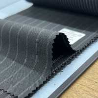 02416-44 25SS BESTE AUSWAHL [FANCY WORSTED] Fancy Worsted Dunkelgrau Doppelstreifen[Textil] Kunishima Co., Ltd. Sub-Foto