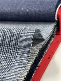 2MK3313 25SS MIYUKI Textil MOTOMACHI Hellblau Kariert Miyuki Wollmühlen Sub-Foto