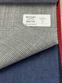 2MK3324 25SS Textil MIYUKI VARAIETES MOTOMACHI Hellgrau Kariert Miyuki Wollmühlen Sub-Foto