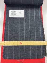 2MN3391 25SS MIYUKI Textile GINZA Anthrazit Himmelgrau Streifen Miyuki-Keori (Miyuki) Sub-Foto