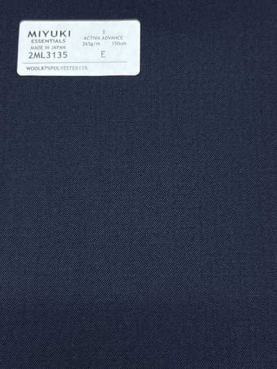 2ML3135 26SS MIYUKI Stoff ESSENTIALS ACTIVA ADVANCE Marineblau Uni