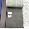15CN1577 CANONIC WOOL SILK&LINEN TROPICAL Brauner Bleistiftstreifen