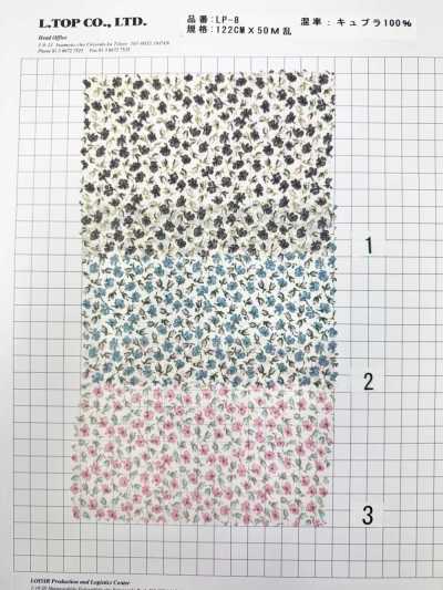 LP-8 Kensington Rose Cupro Liberty Print-Futter