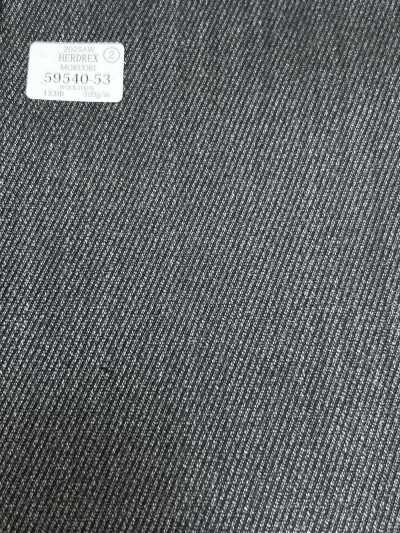 59540-53 26AW HERDREX [MOKUORI] Mokuori grauer Serge-Twill aus geruchshemmender Wolle