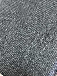 59544-45 25AW HERDREX [Siro-gewalkte Wolle] Siro-gewalkte Wolle Anthrazit Himmelgrau Glencheck[Textil] Kunishima Co., Ltd. Sub-Foto