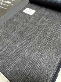 59545-85 25AW HERDREX [Siro-gewalkte Wolle] Siro-gewalkte Wolle, Braunes Glencheck[Textil] Kunishima Co., Ltd. Sub-Foto