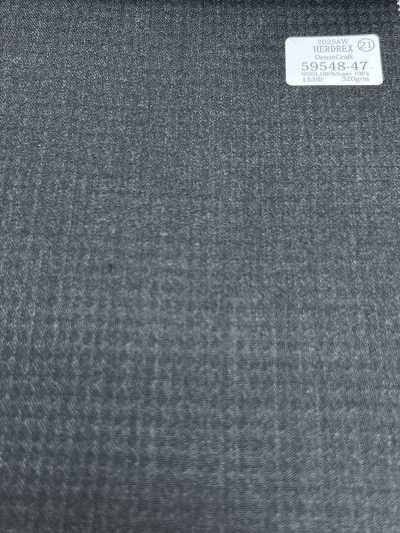 59548-47 26AW HERDREX [Dense Craft] Graues kariertes Webmuster