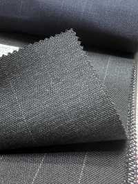 49573-49 25AW HERDREX [Brilliant Max] Brilliant Max Charcoal Heaven Gray Wide Pitch Stripe[Textil] Kunishima Co., Ltd. Sub-Foto
