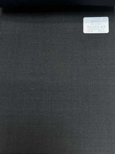 01163-43 25AW HERDREX [Seide & Wolle] Seide und Wolle, Anthrazitgrau, einfarbig