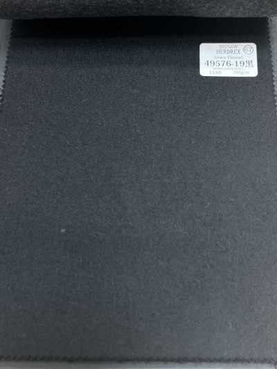 49576-19 26AW HERDREX [Grace Flannel] Grace Flannel Schwarz uni