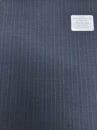 59431-40 26AW BESTE AUSWAHL [N-STRETCH] N-Stretch Dunkelmarine X Violettschatten-Streifen
