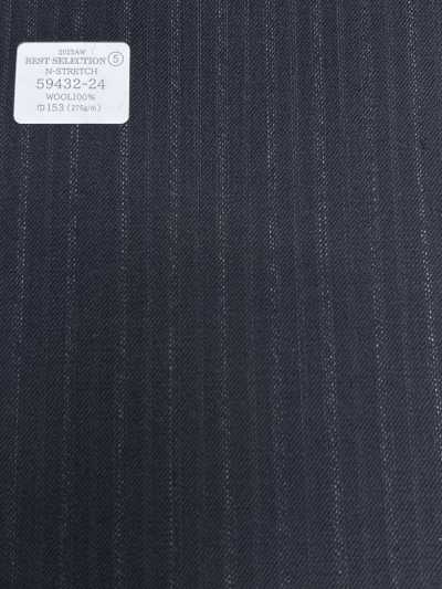 59432-24 26AW BEST SELECTION [N-STRETCH] N-Stretch Marineblauer Schattenstreifen