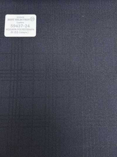 59437-24 26AW BESTE AUSWAHL [Lustre] Lustre Marineblaues Schattenkaro