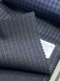 29412-62 25AW BESTE AUSWAHL 【80 SUPER 100'S NEUN MONATE】 Anthrazit Himmel Grau Streifen[Textil] Kunishima Co., Ltd. Sub-Foto